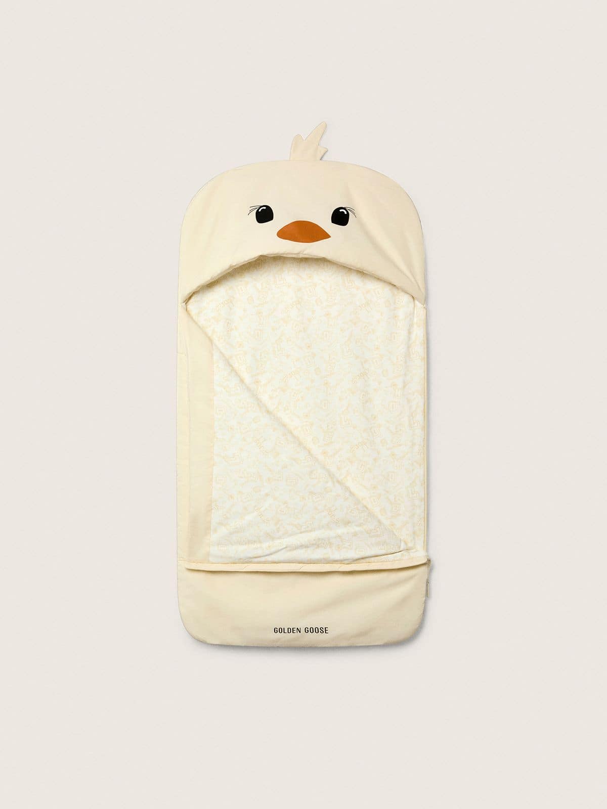 Journey Baby chick-shaped sleeping bag in padded nylon - Golden Goose Kids