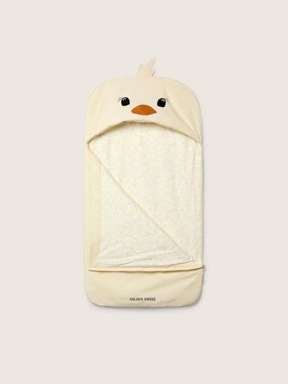 Journey Baby chick-shaped sleeping bag in padded nylon - Golden Goose Kids